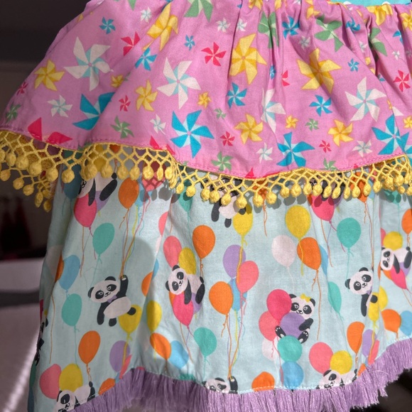 Matilda Jane Pandamonium Carnival Criss Cross Tunic Top Size 2 VGUC - Picture 3 of 10